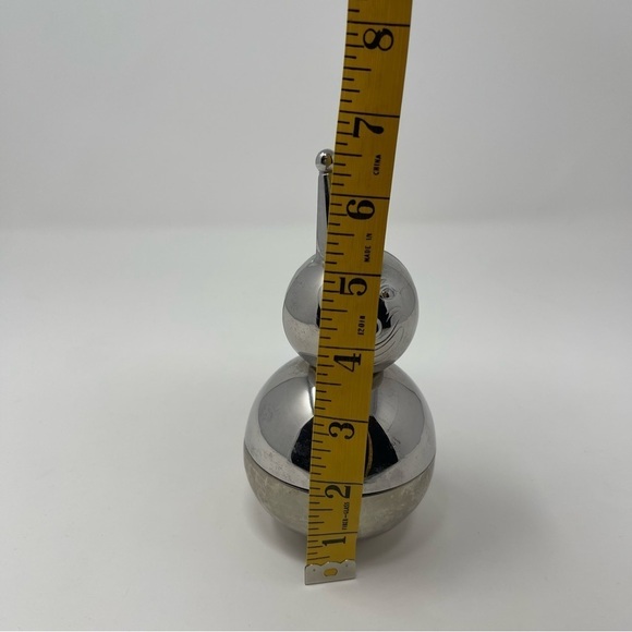 Vintage Raimond Clown Rolly Poly Ball Chrome Metal Coin Bank - Picture 8 of 9